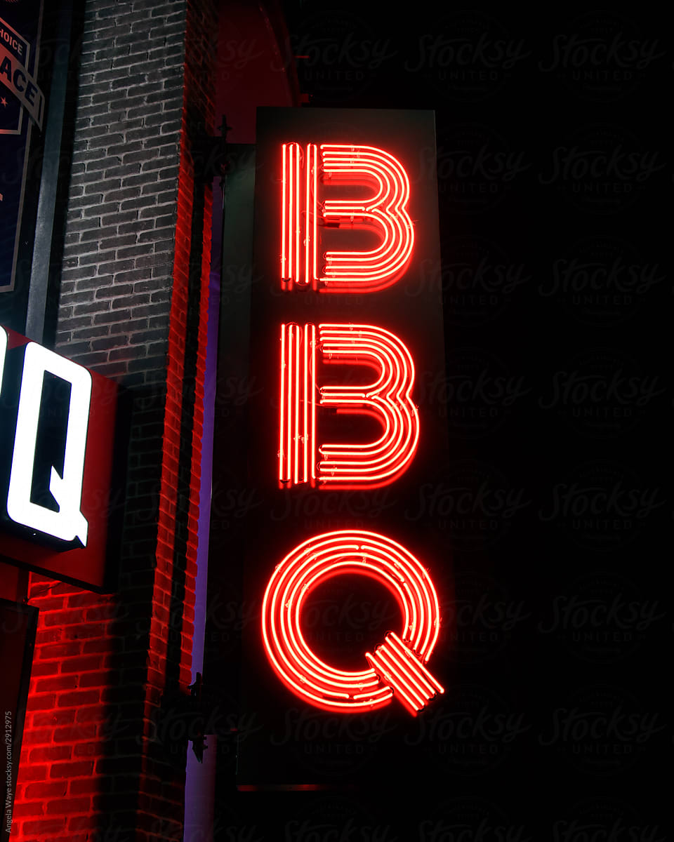 BBQ Food Neon Light Sign