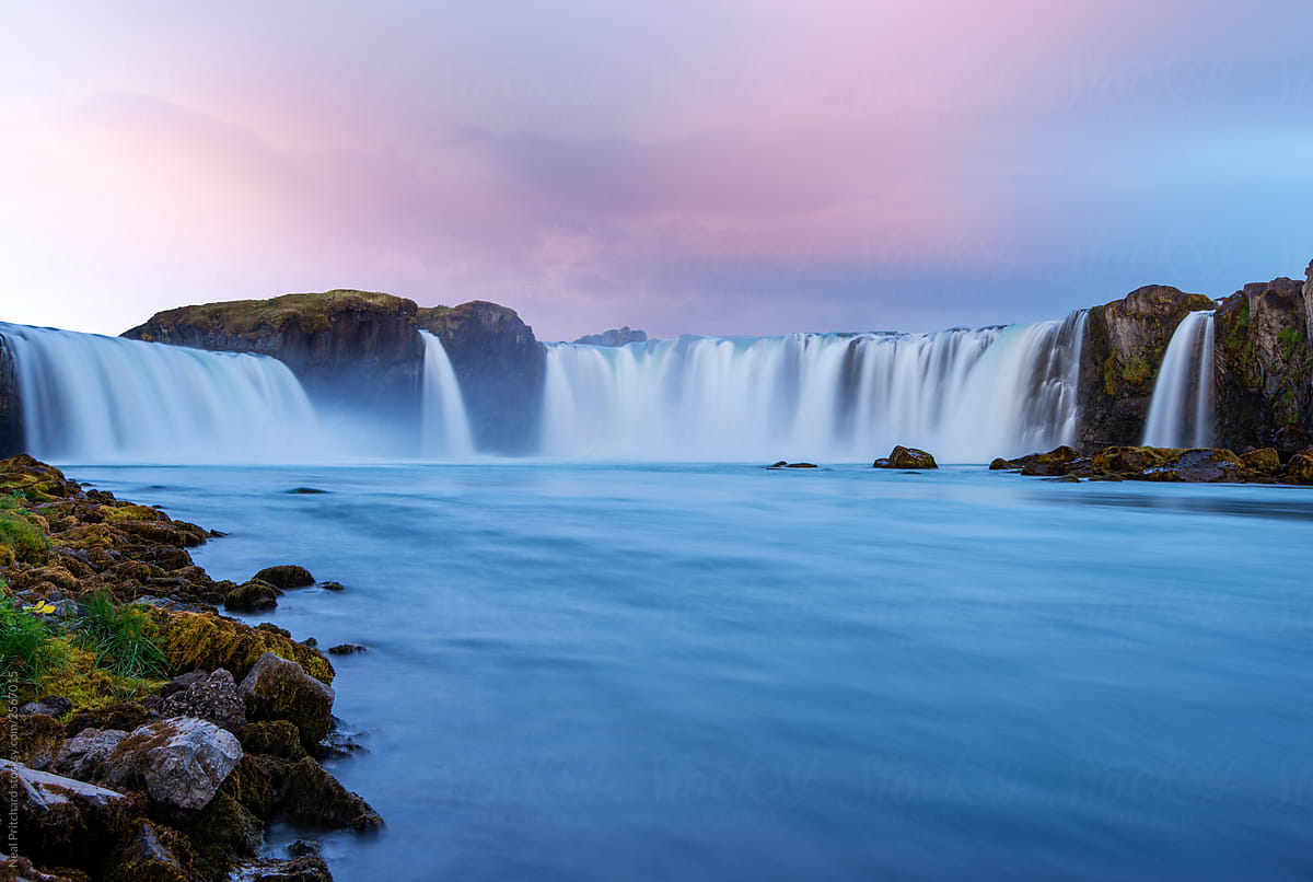 Godafoss falls in Iceland