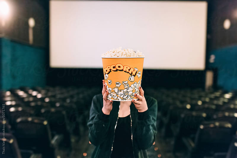 woman in the cinema