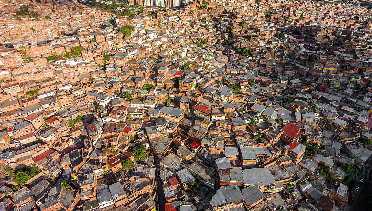 Favelas of Petare neighborhood. Caracas, Venezuela. by Gabriel ...