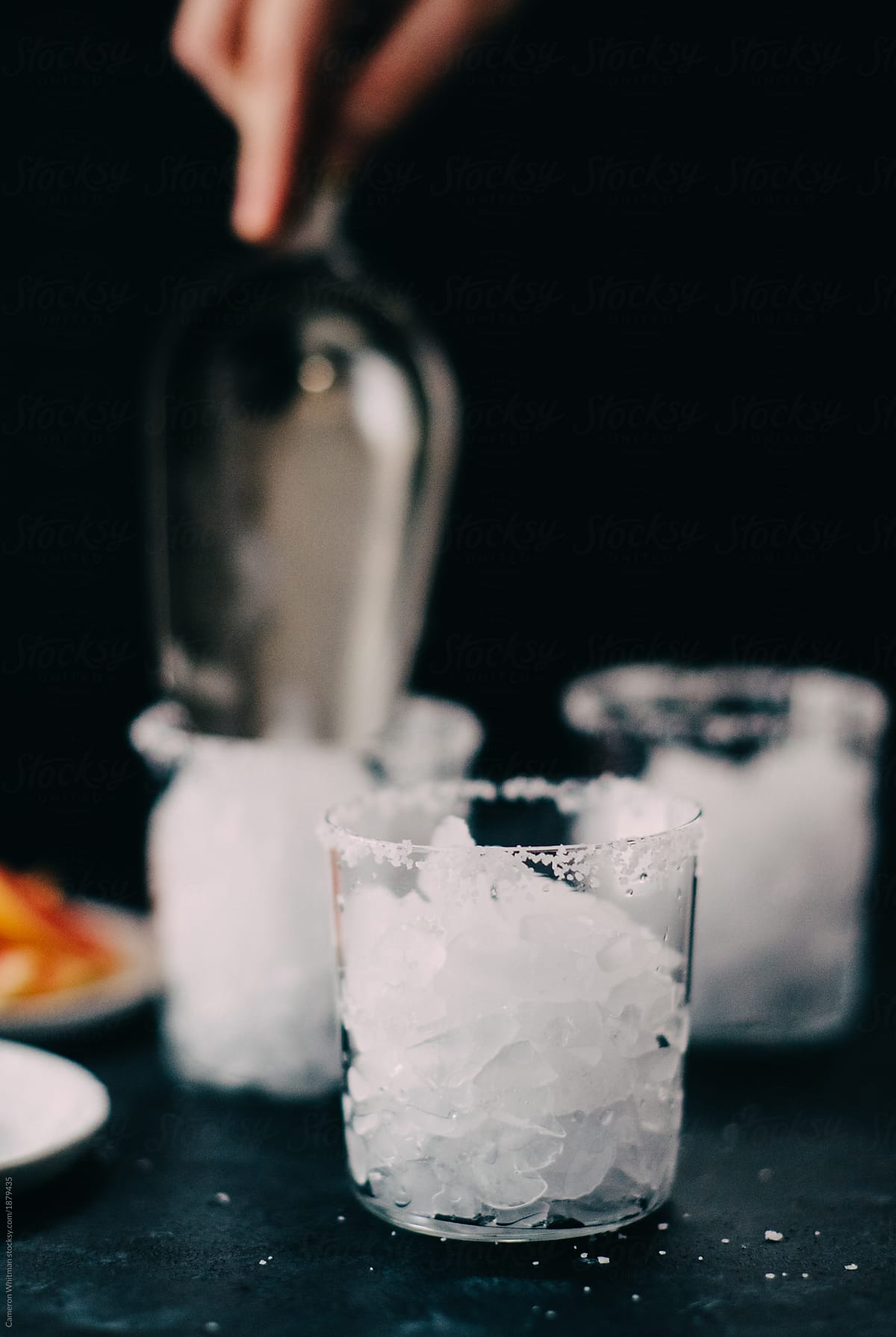 Icing Cocktail Glasses