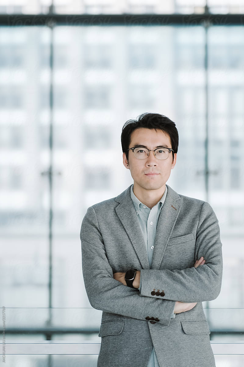 Chinese business man portrait