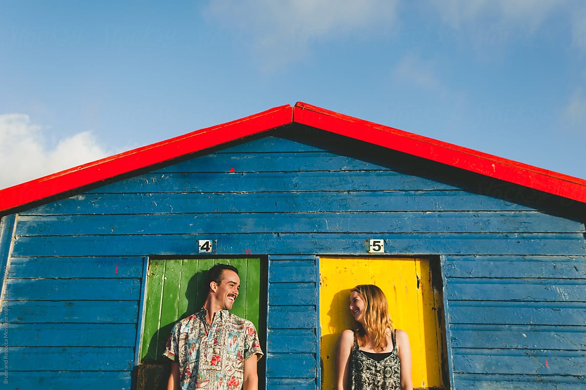 Beach Huts By Bruce And Rebecca Meissner 