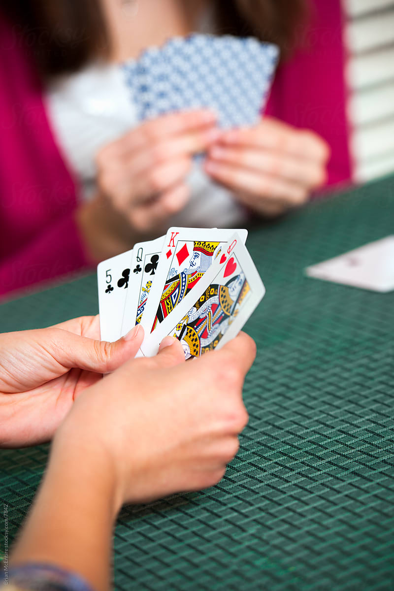 Women Playing Cards