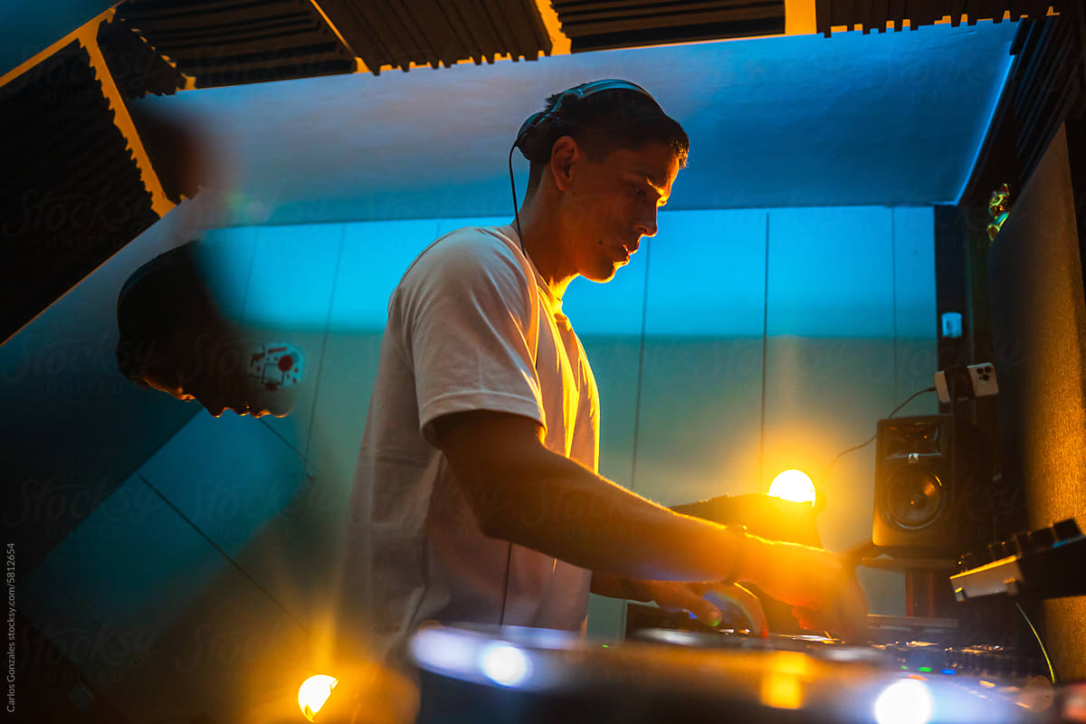 DJ in Studio
