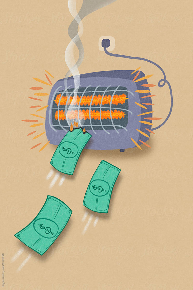 Dollar bill home energy costs