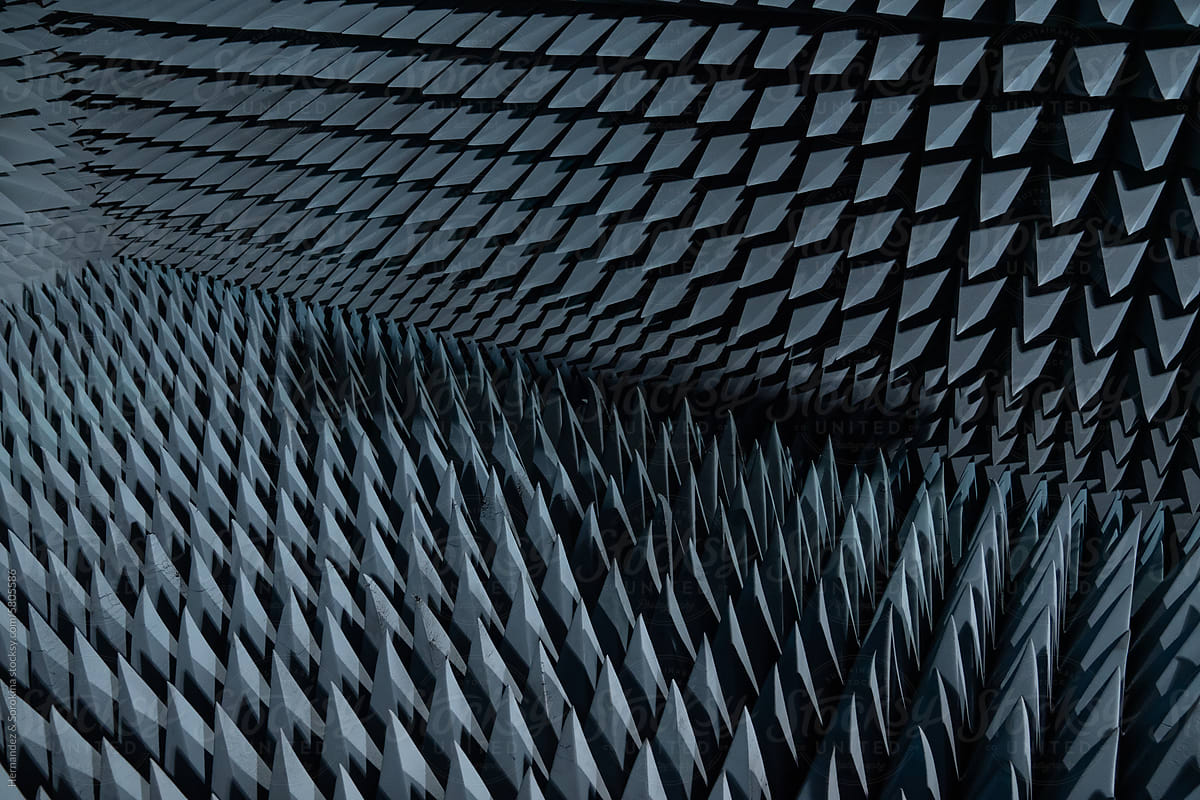Close Up Of Anechoic Chamber