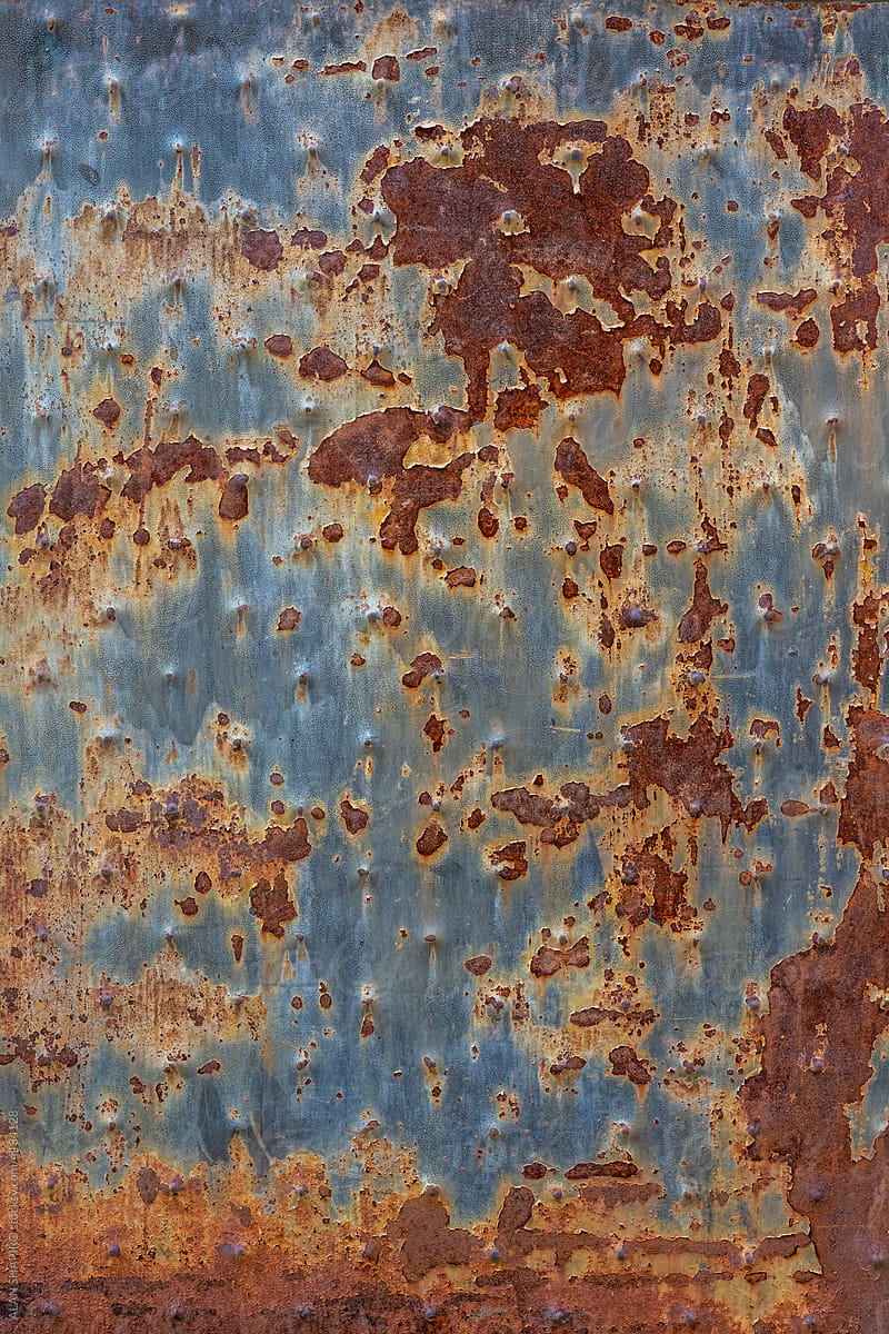 Rusted Colorful Corrugated steel