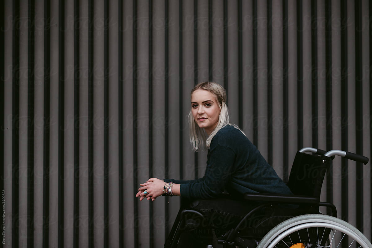 Satisfied Elegant Woman On Wheelchair By Stocksy Contributor Chris Zielecki Stocksy