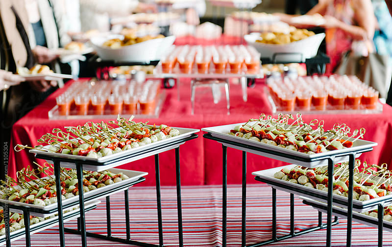 Event table buffet