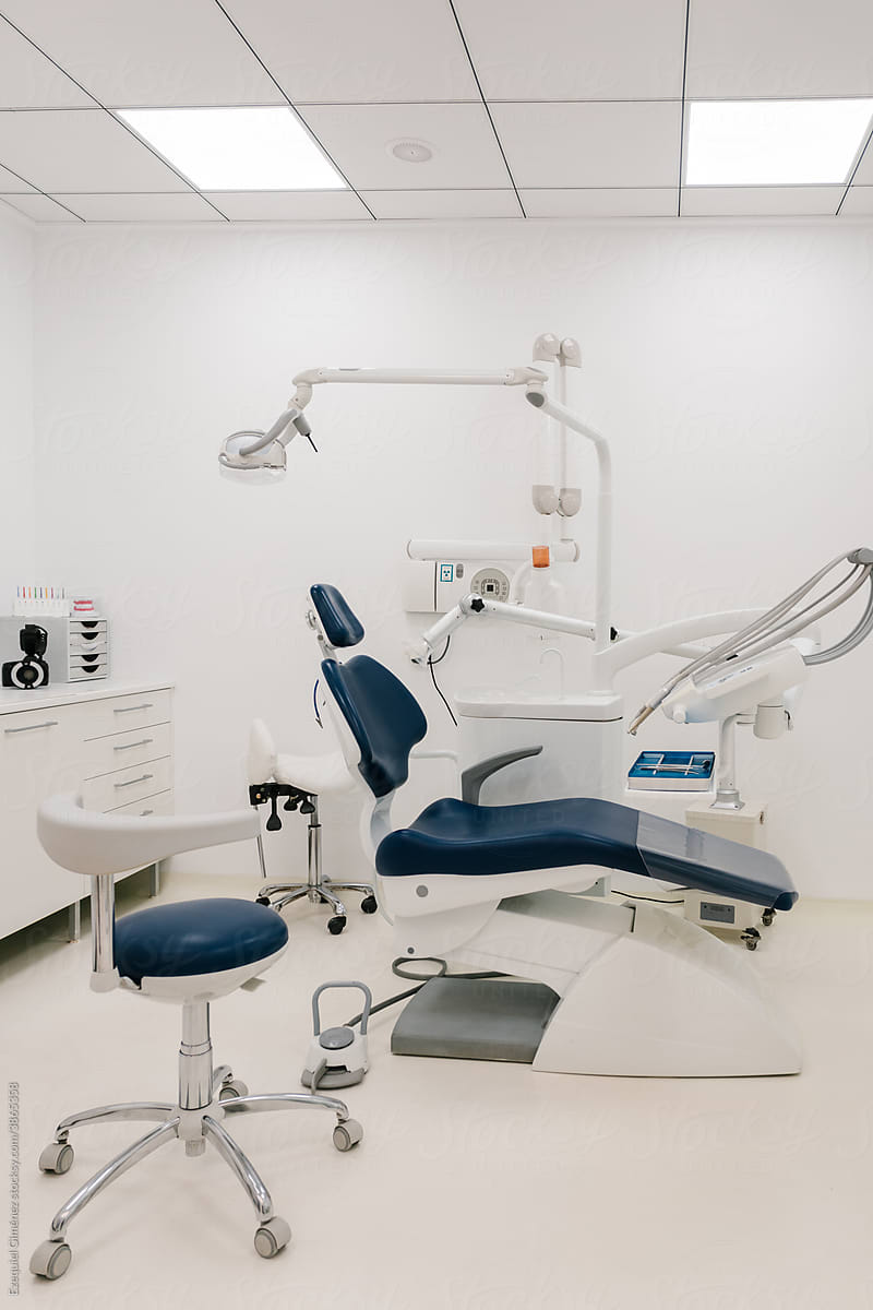 Interior of a modern dental office