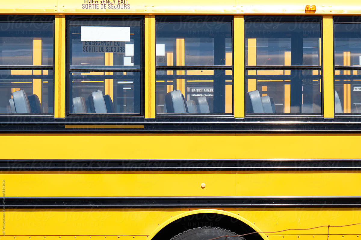 Side of School Buses