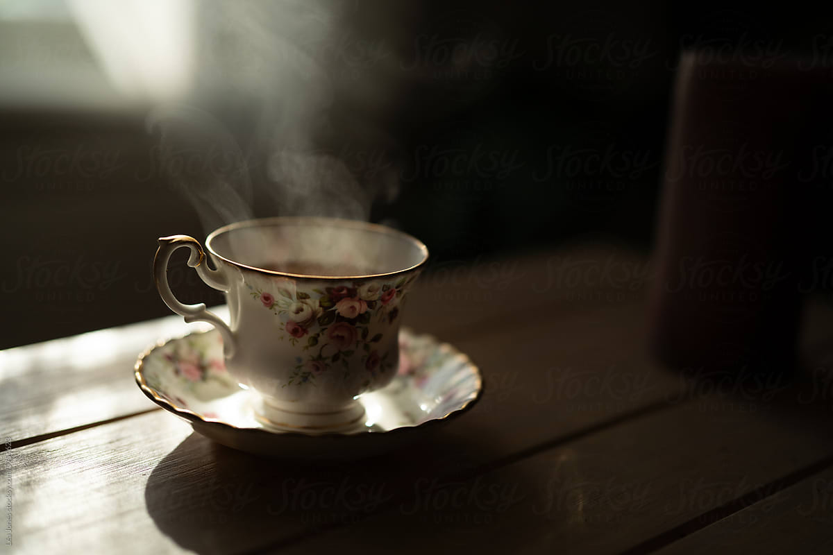 porcelain delicate tea cup