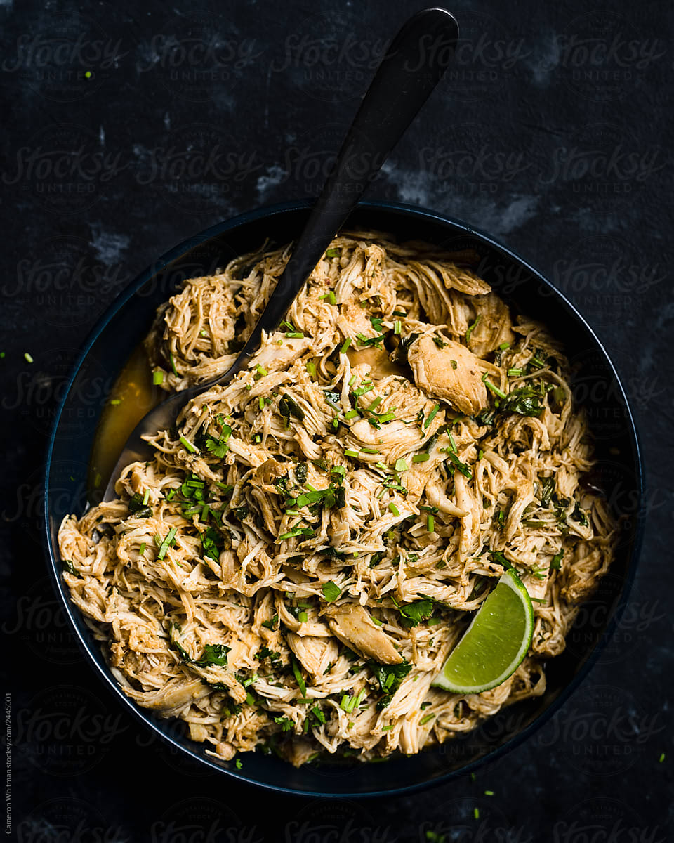 Slow-Cooked Cilantro-Lime Chicken