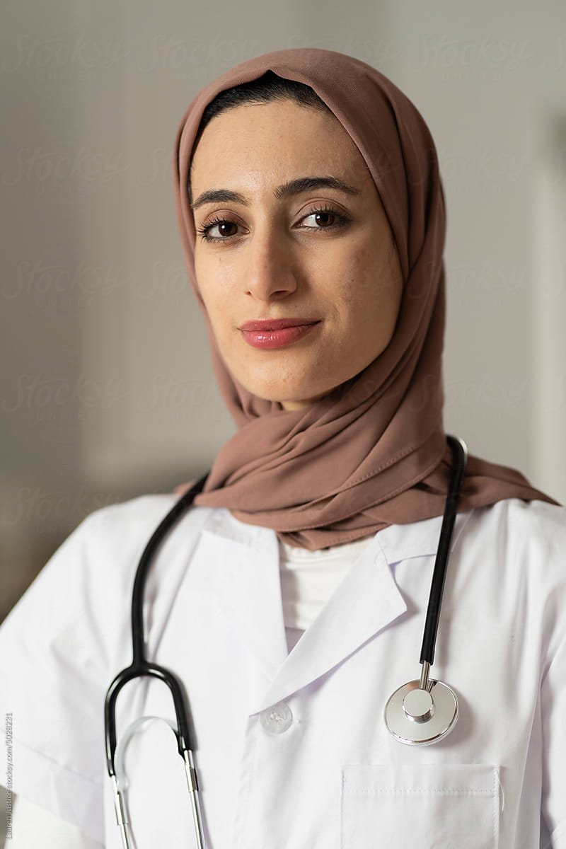 young muslim doctor