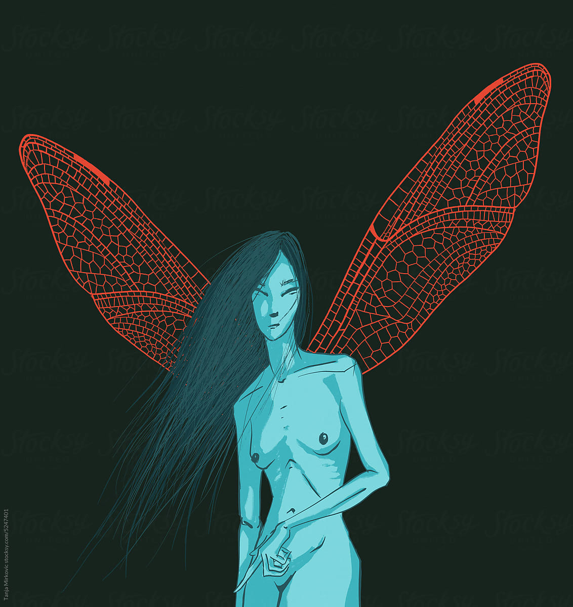Dragonfly fairy