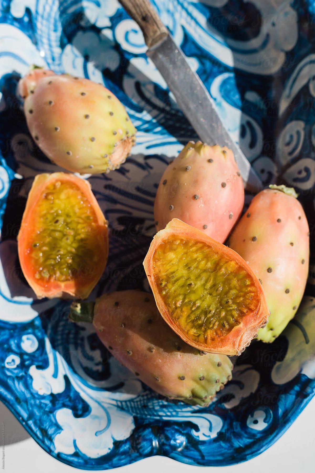 Opuntia cactus fruits