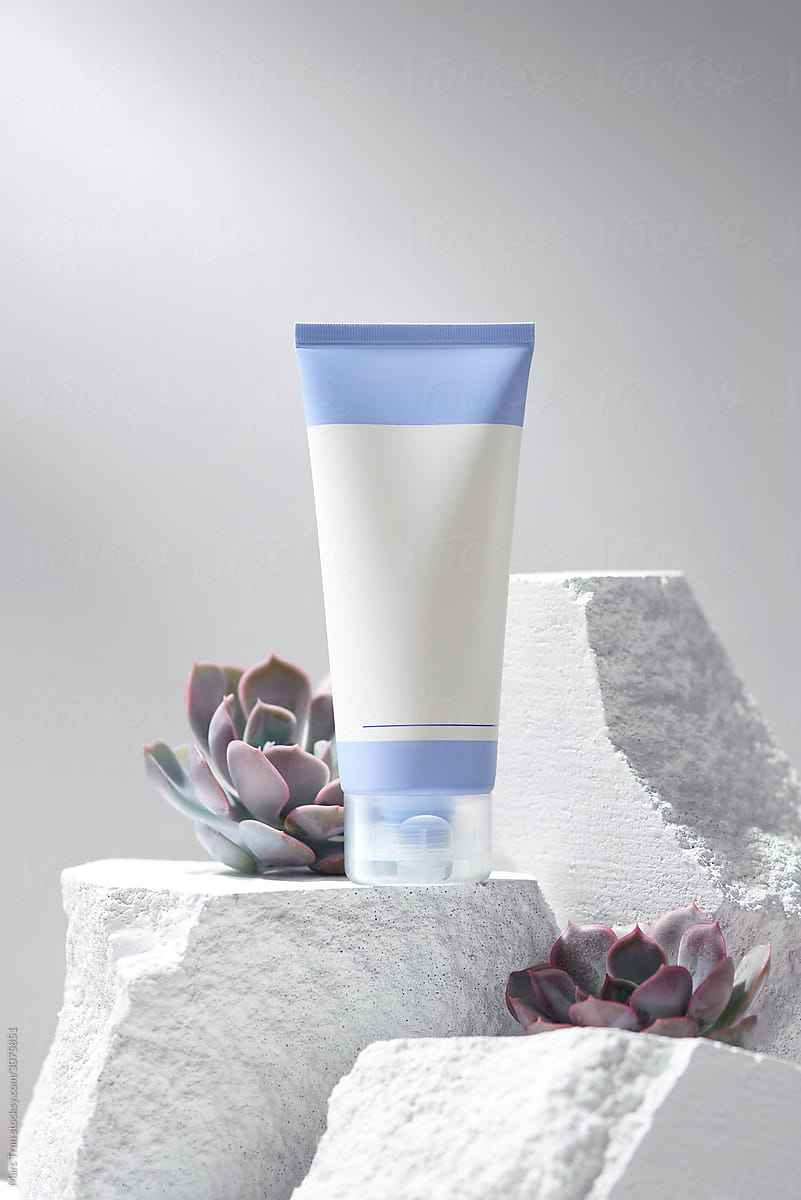 Mockup product package tube container design