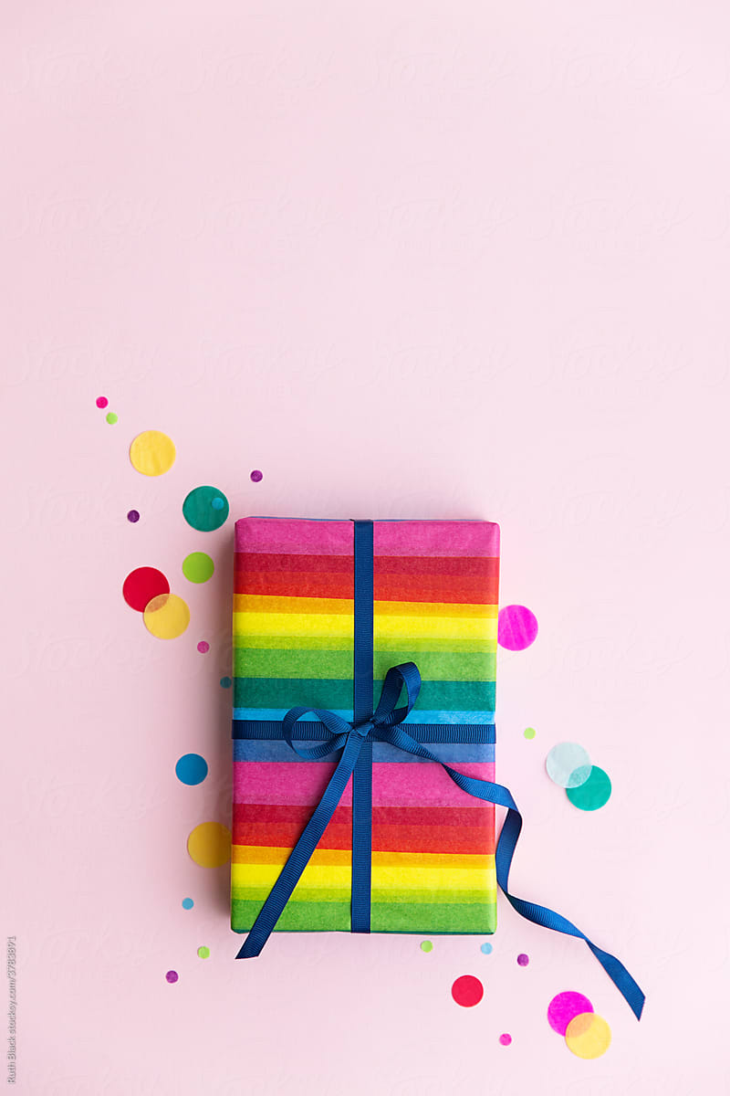 Rainbow birthday gift
