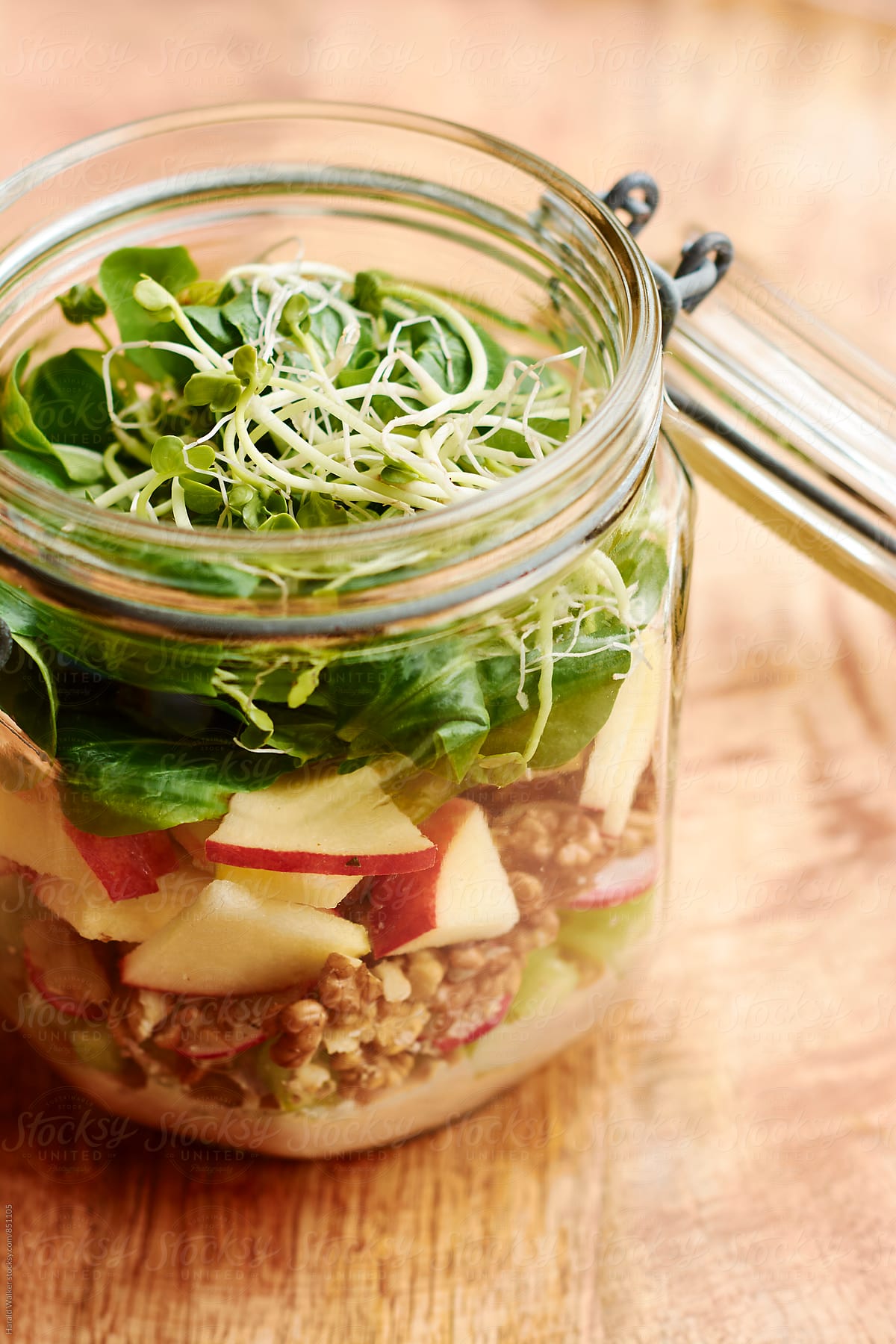 Waldorf Salad in a Jar