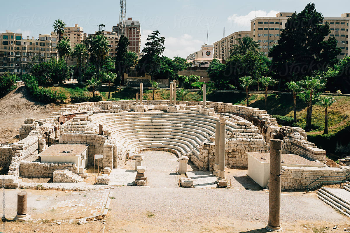Ancient theatre at Alexandria