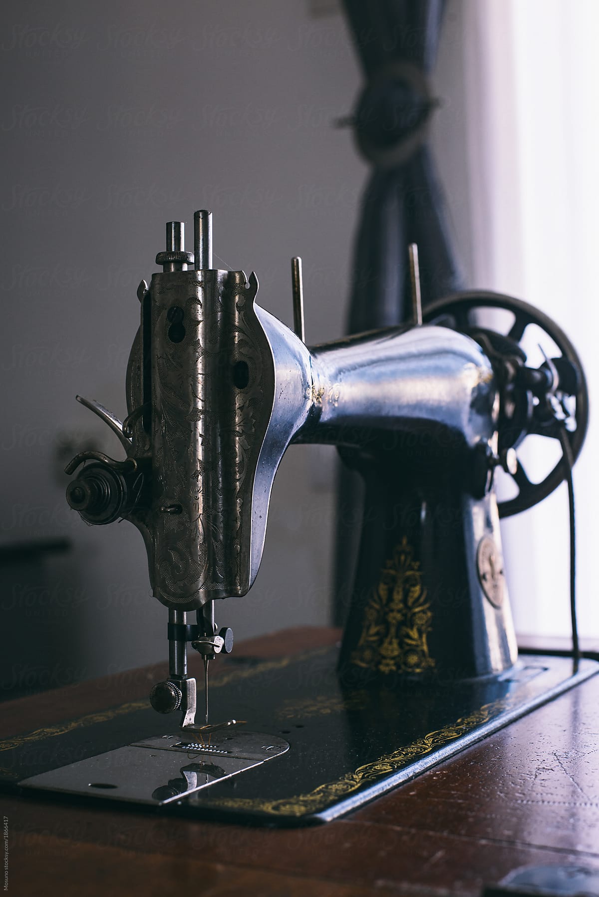 Old Vintage Sewing Machine