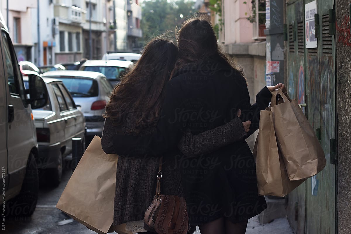 Anonymous Women With Shopping Bags