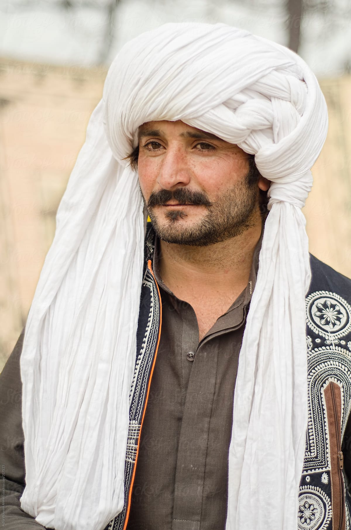 White Turbaned Baloch !