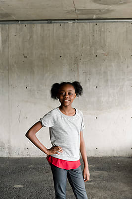 Portrait Of Happy Black Teen Girl by Stocksy Contributor Lea Jones -  Stocksy