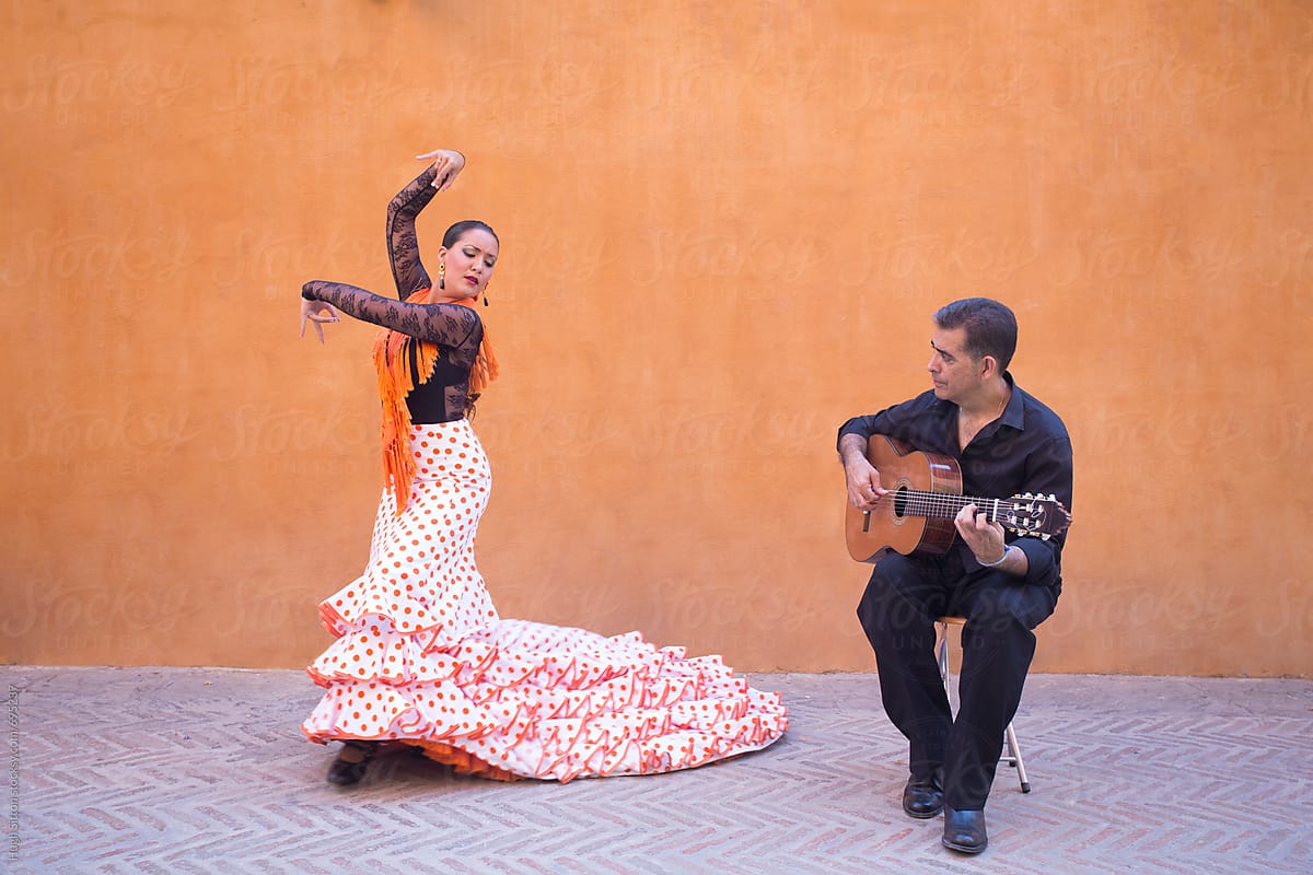 Fondo flamenco paren el mundo que me bajo