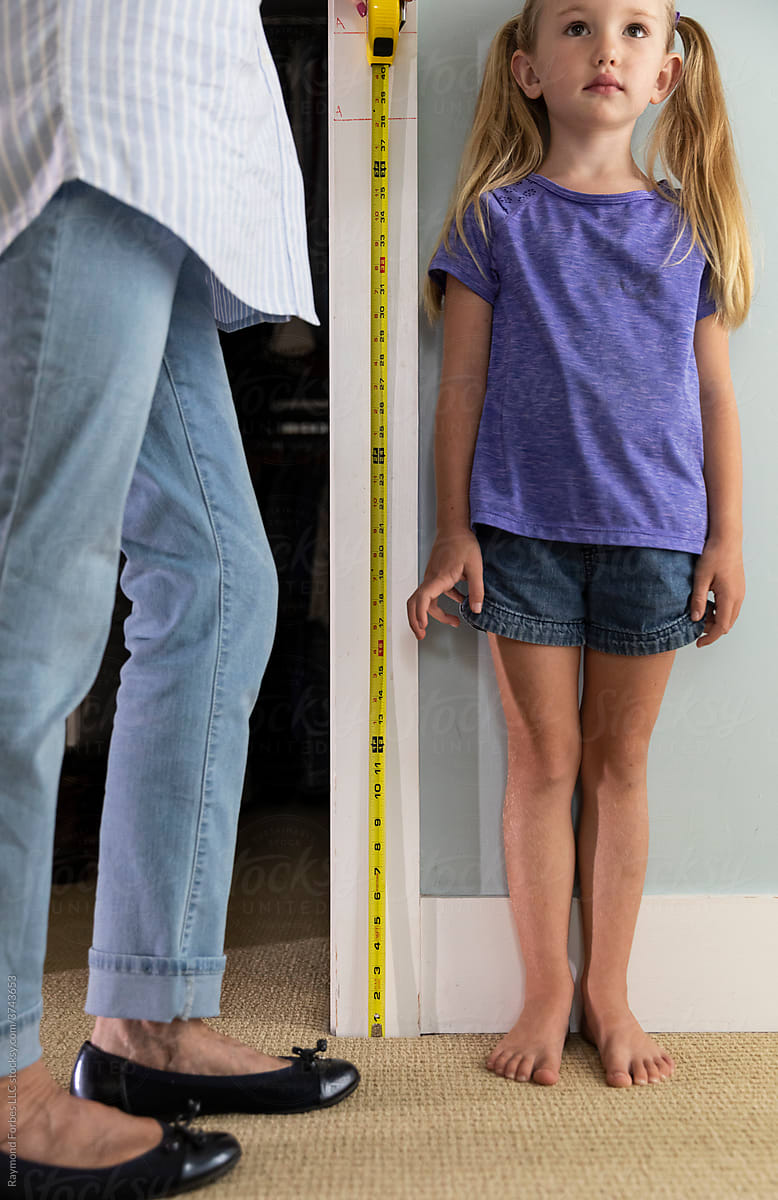 Child  Measuring her height