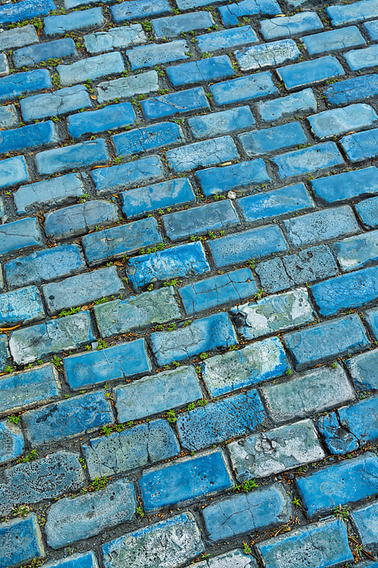 blue cobblestone