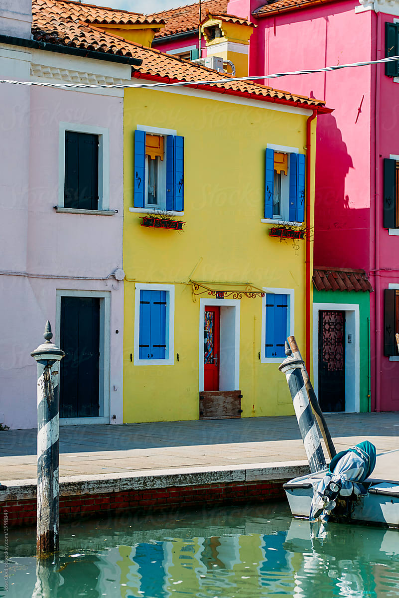 Color of Burano, Italy.