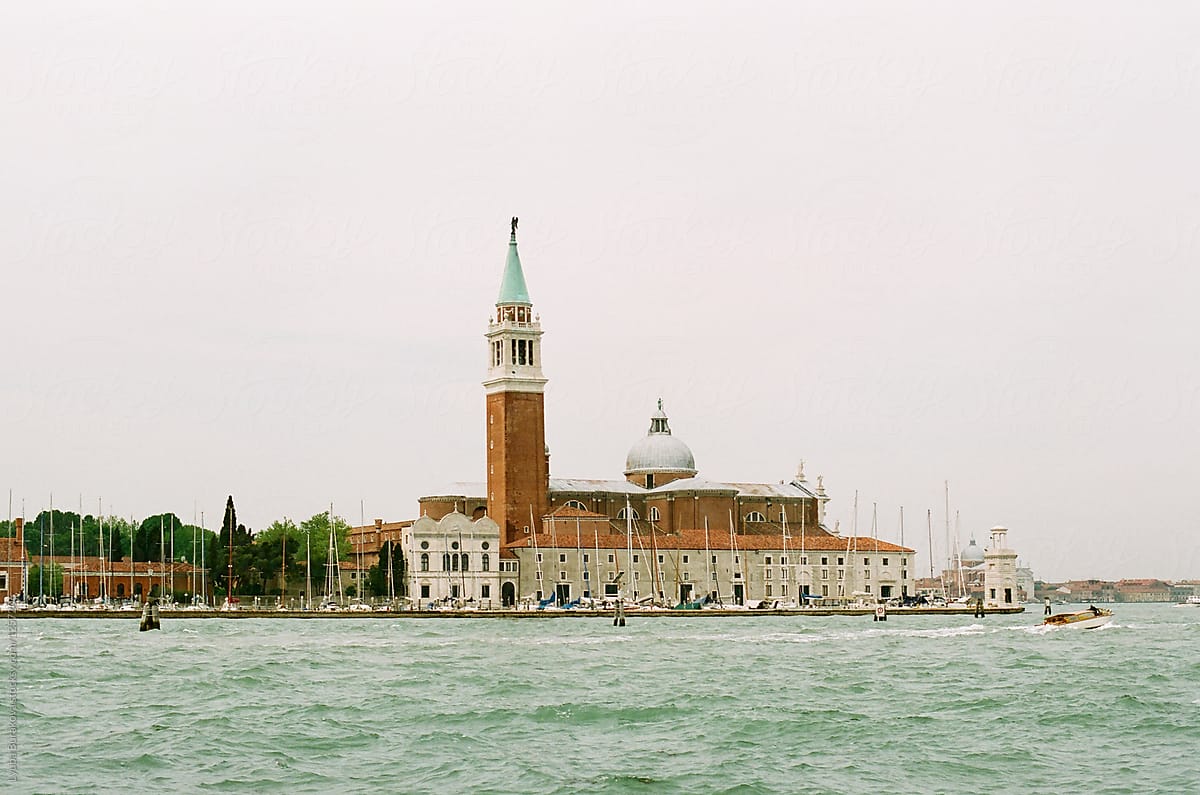 View on Venice from the water