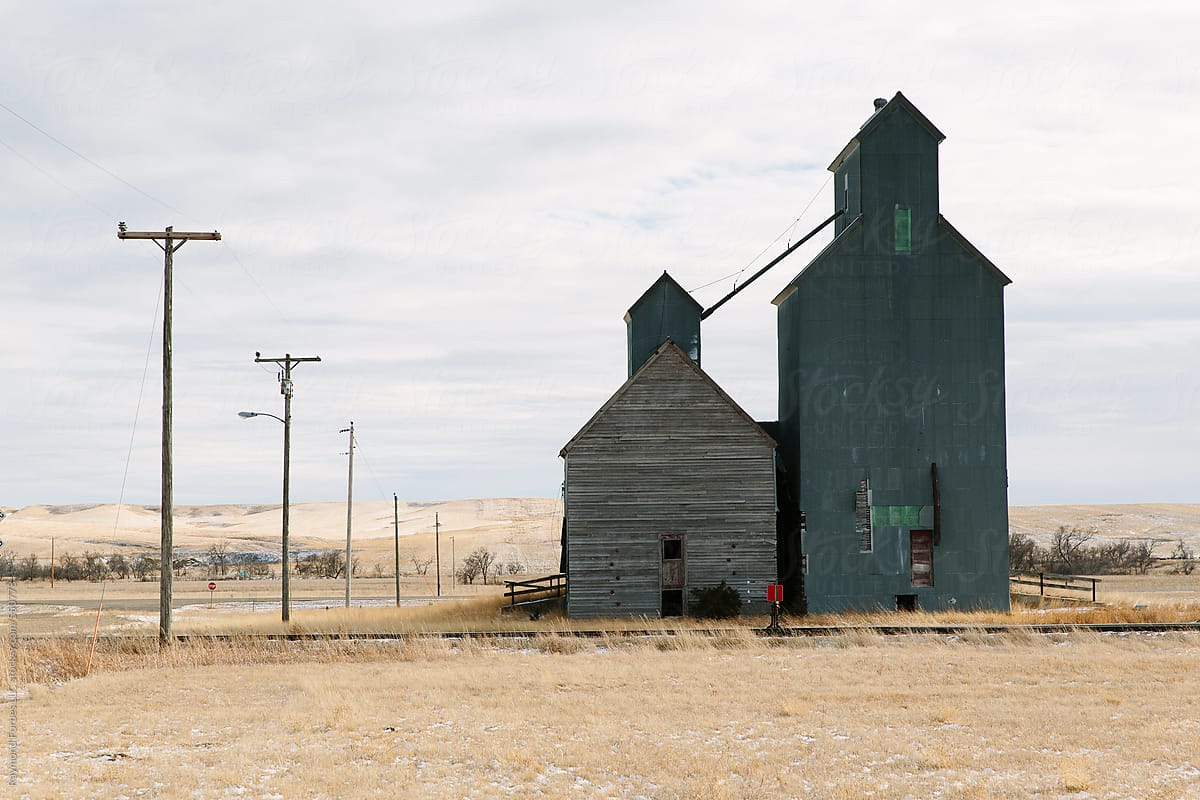 Abandoned Barn in Rural South Dakota, USA