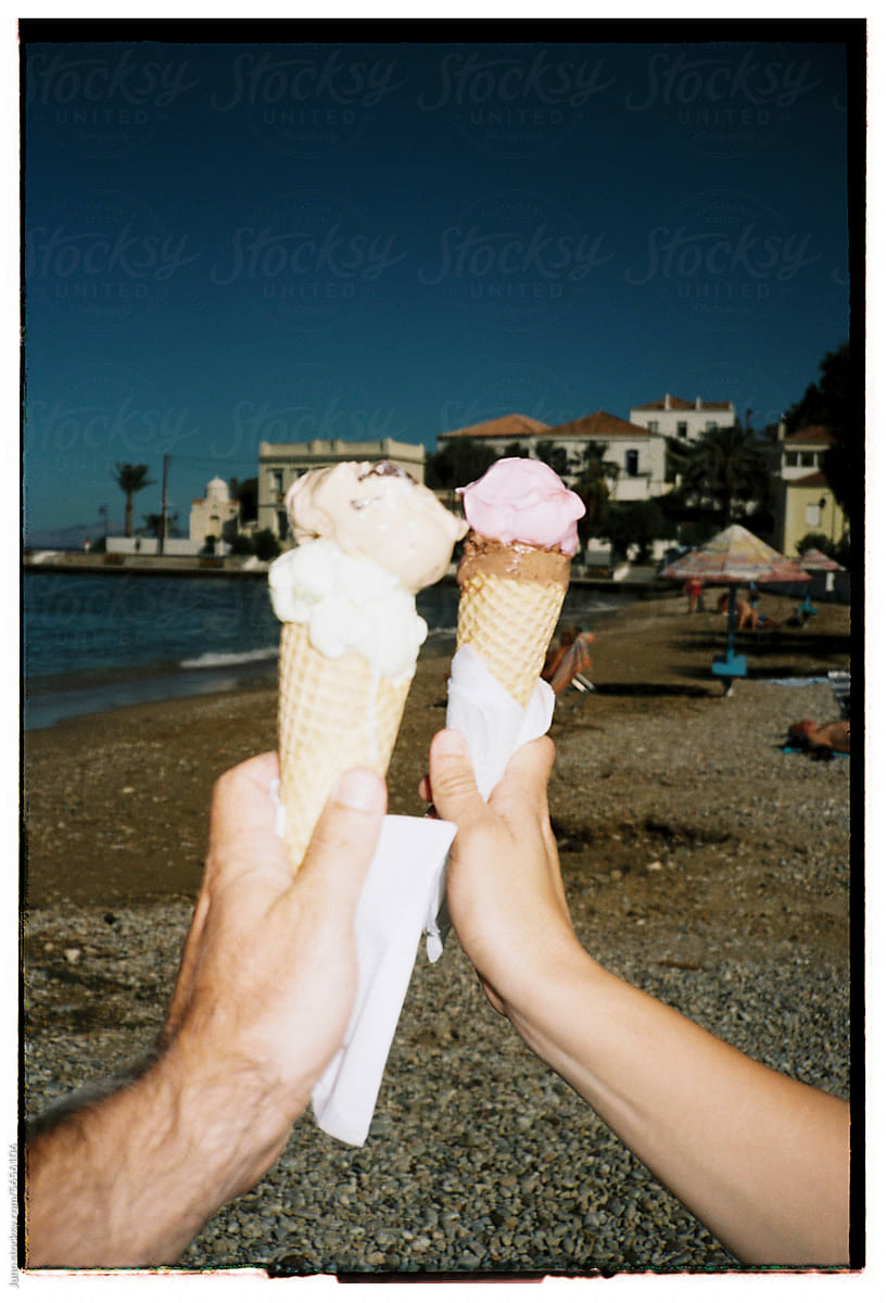 Summer ice cream cone