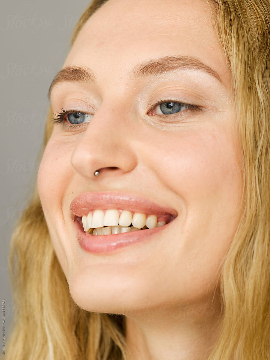 happy smiling woman portrait