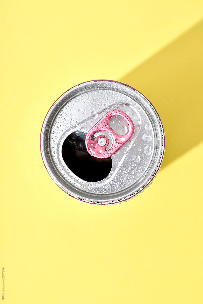 Can with Pink Pull Tab