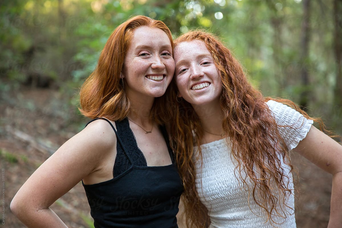 Redhead Sisters By Stocksy Contributor Carolyn Lagattuta Stocksy
