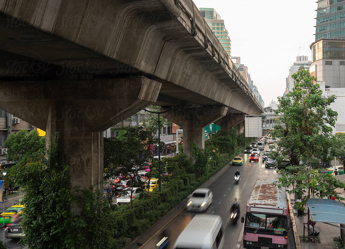Traffic At Bangkok