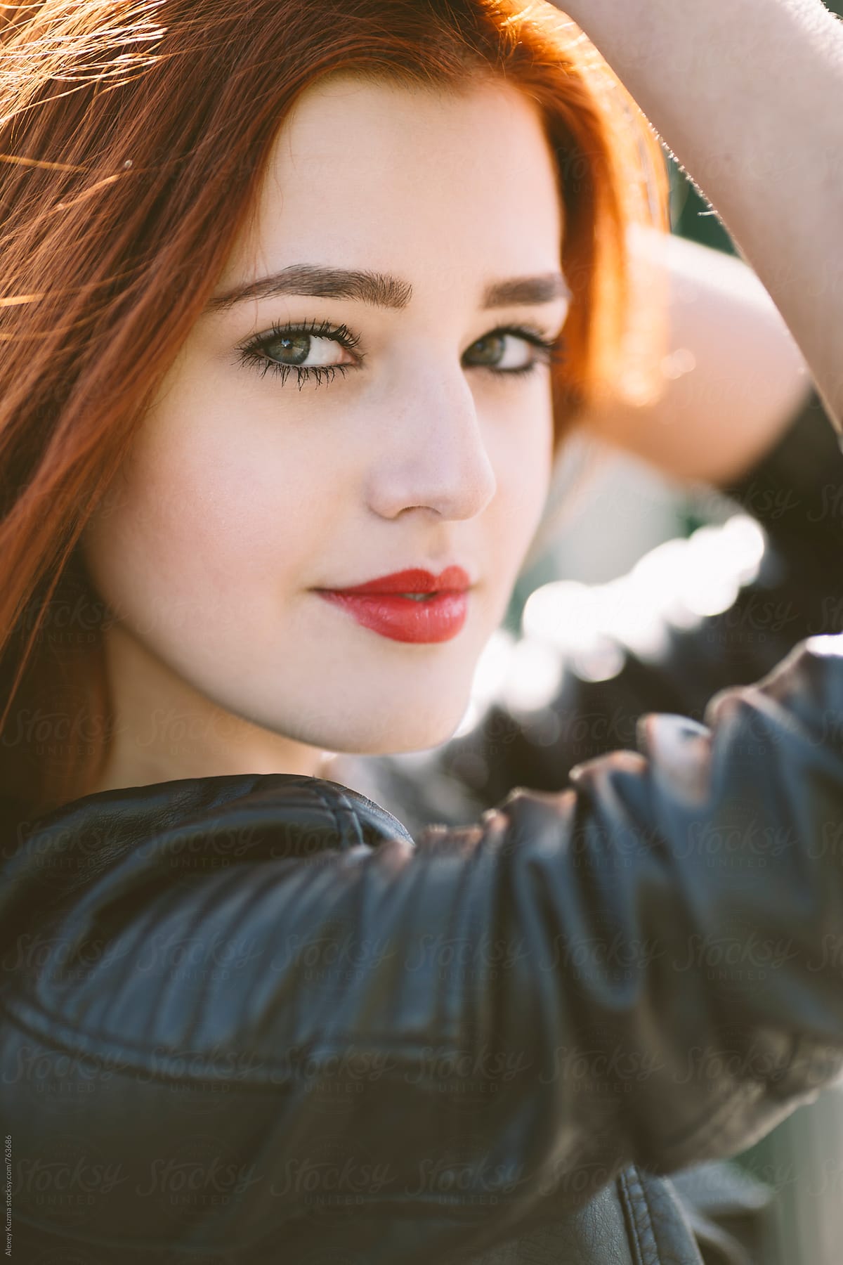 Young Woman With Red Hair By Stocksy Contributor Alexey Kuzma Stocksy