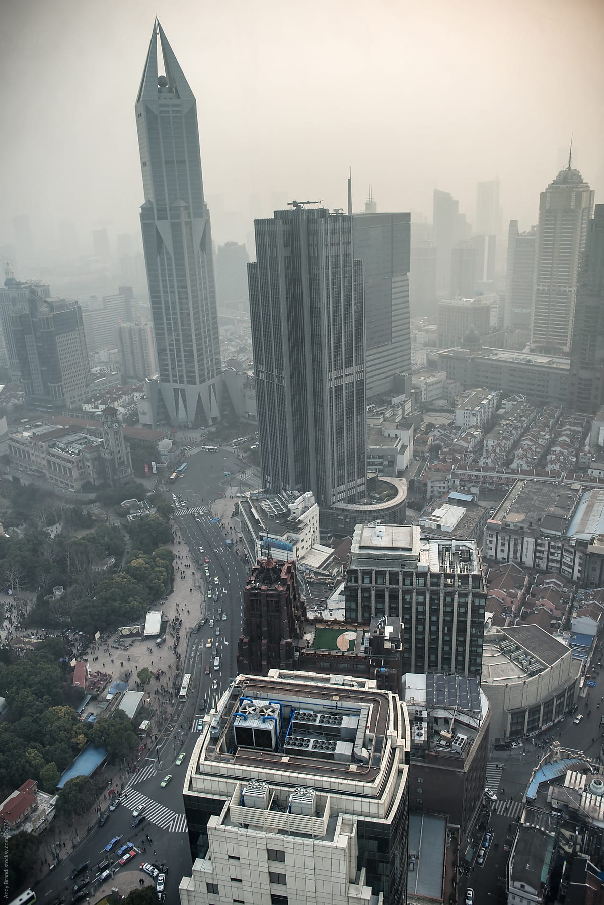 Shanghai - Vertical City View