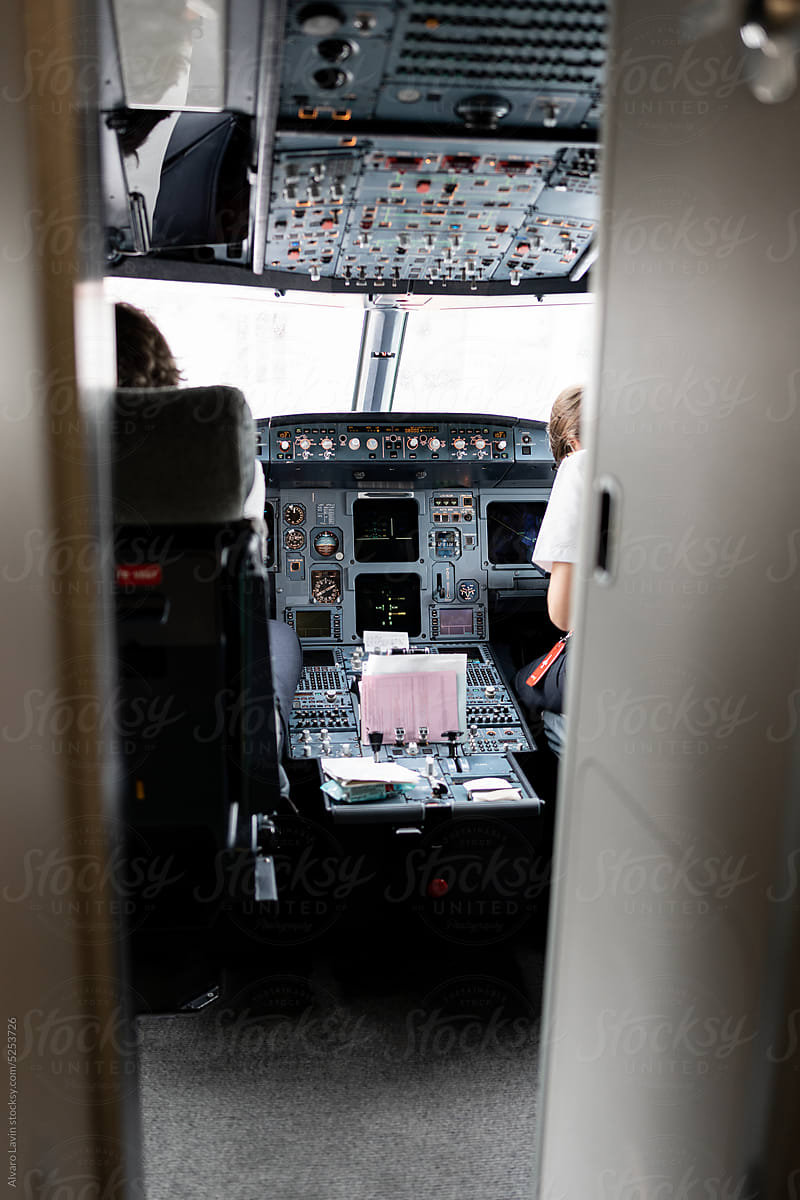 commercial aircraft cabin