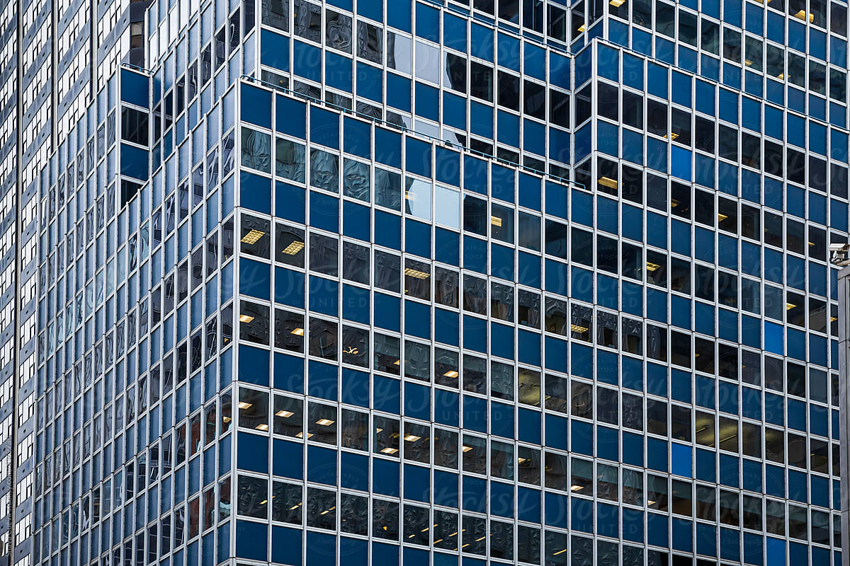 small blue patterns plaid modern building