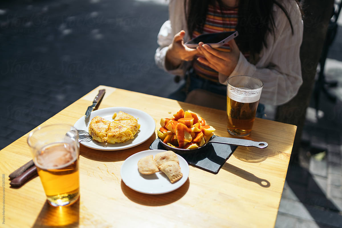 Tapas and typical food of Spain