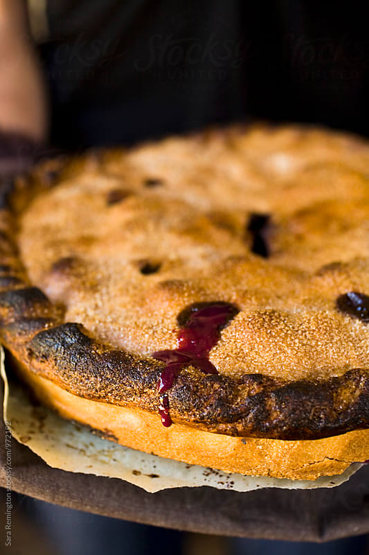 Baked Blueberry Pie
