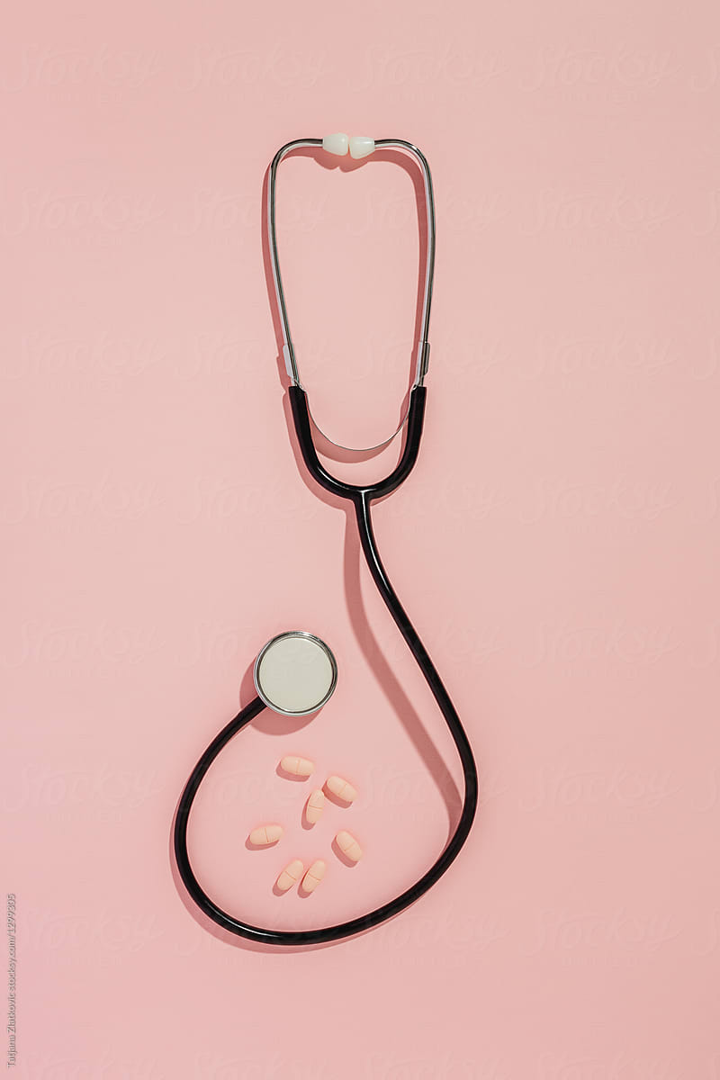 Stethoscope with pills