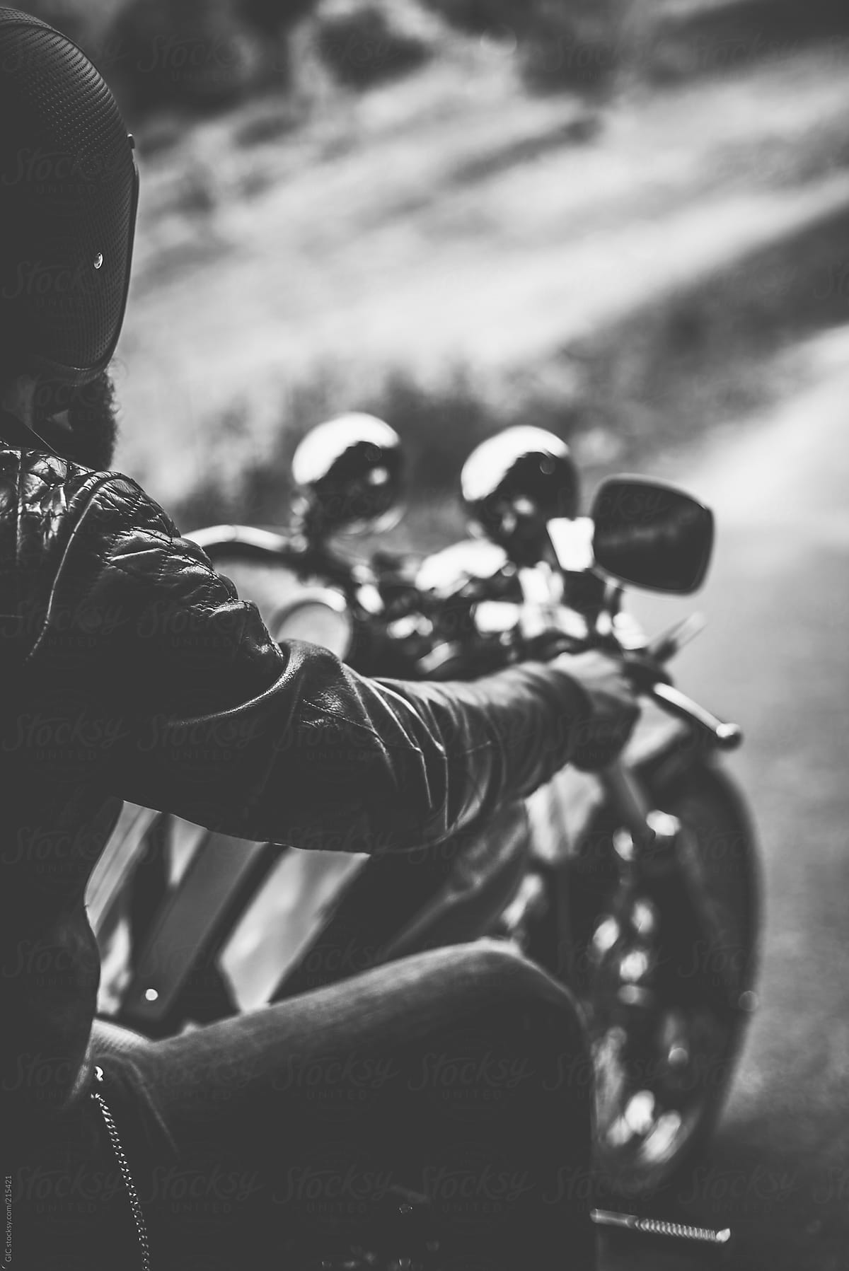 Young Motorcyclist Riding His Bike | Stocksy United