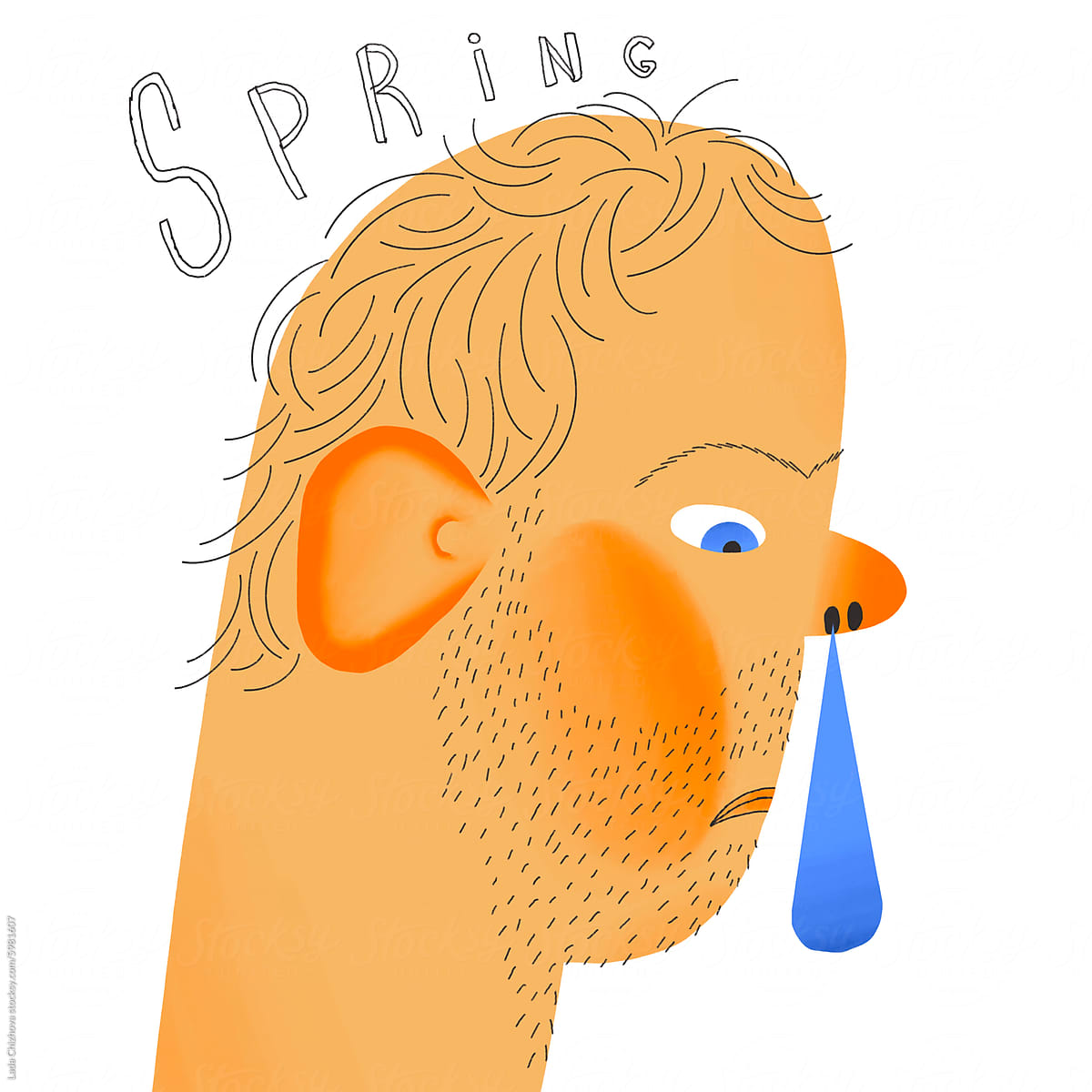 Sping Cold Spring flue Spring snot