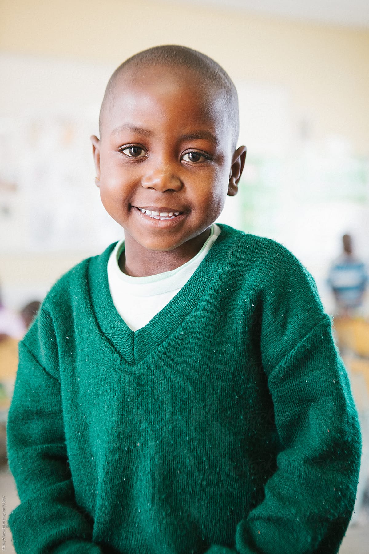  african primary school girl in a classroom by stocksy contributor